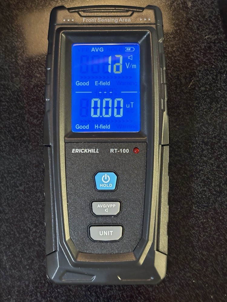 ERICKHILL EMF Meter Detects Electric and Magnetic Fields Handheld Digital EMF