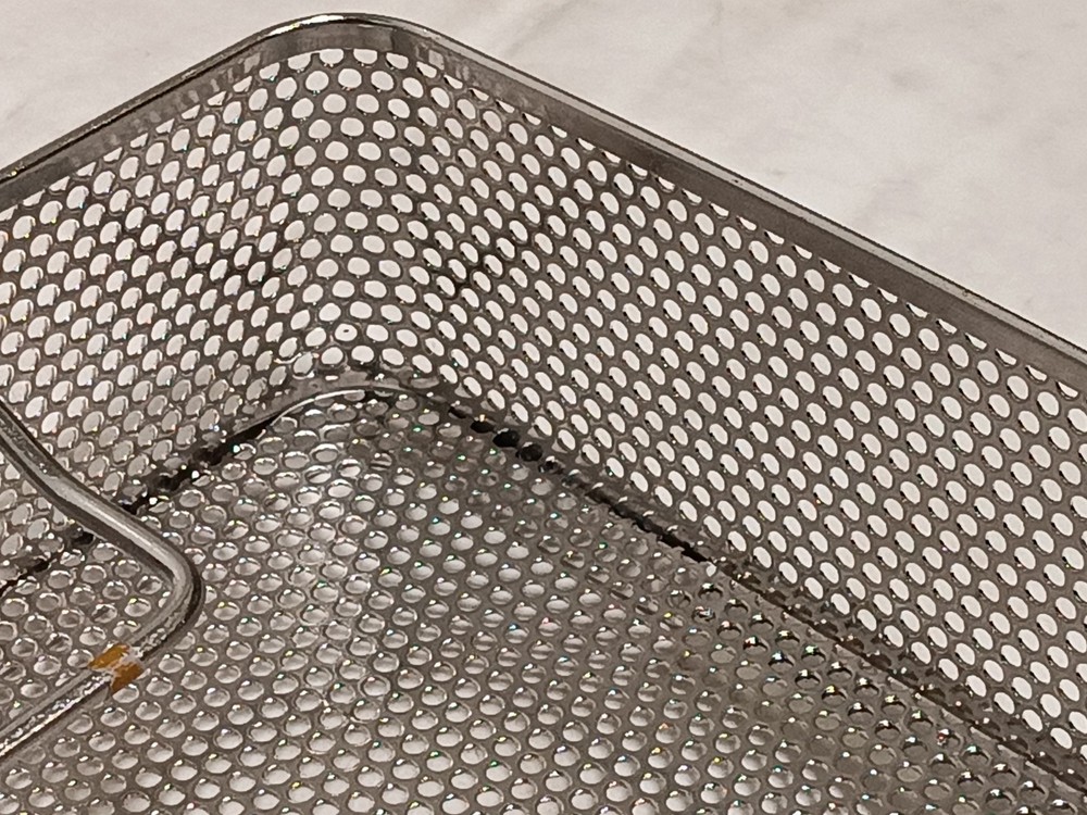 3 Round 7.25" Universal Metal Filter Retention Plates & Sterilization Container