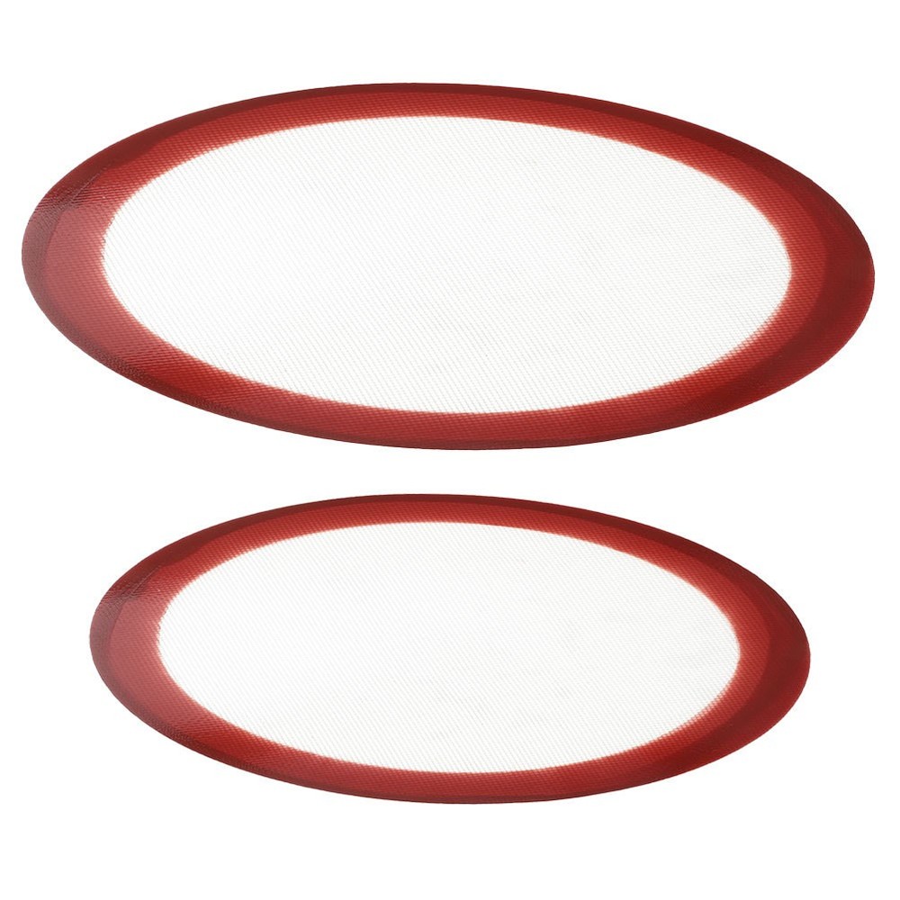 2 Pcs Silicone Pastry Mat Nonstick Baking Mats Kitchen Pan Liners