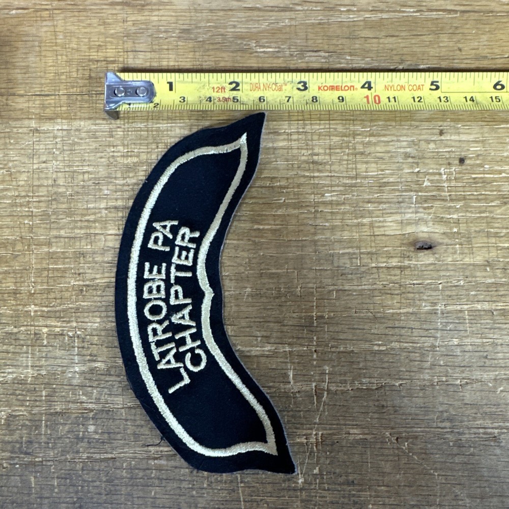 Harley Davidson HOG Latrobe PA Chapter Vest 5”x 2" Patch