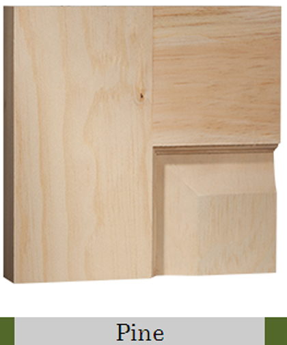 5 Panel Clear Pine Craftsman Raised Panel Stain Grade Solid Core Interior Doors