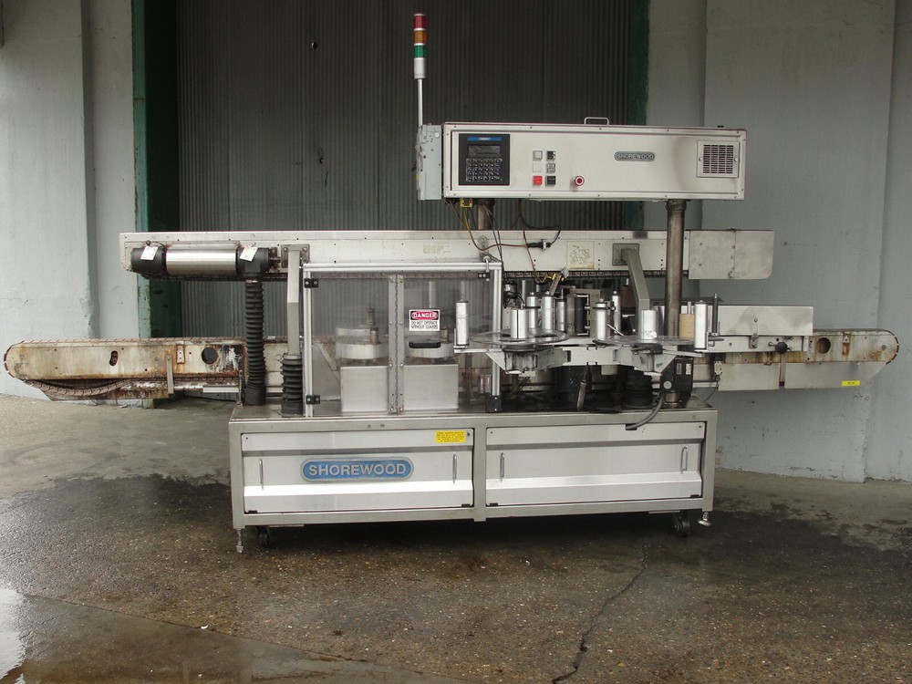 Shorewood Model 4100 Front and Back Pressure Sensitive Labeler Used