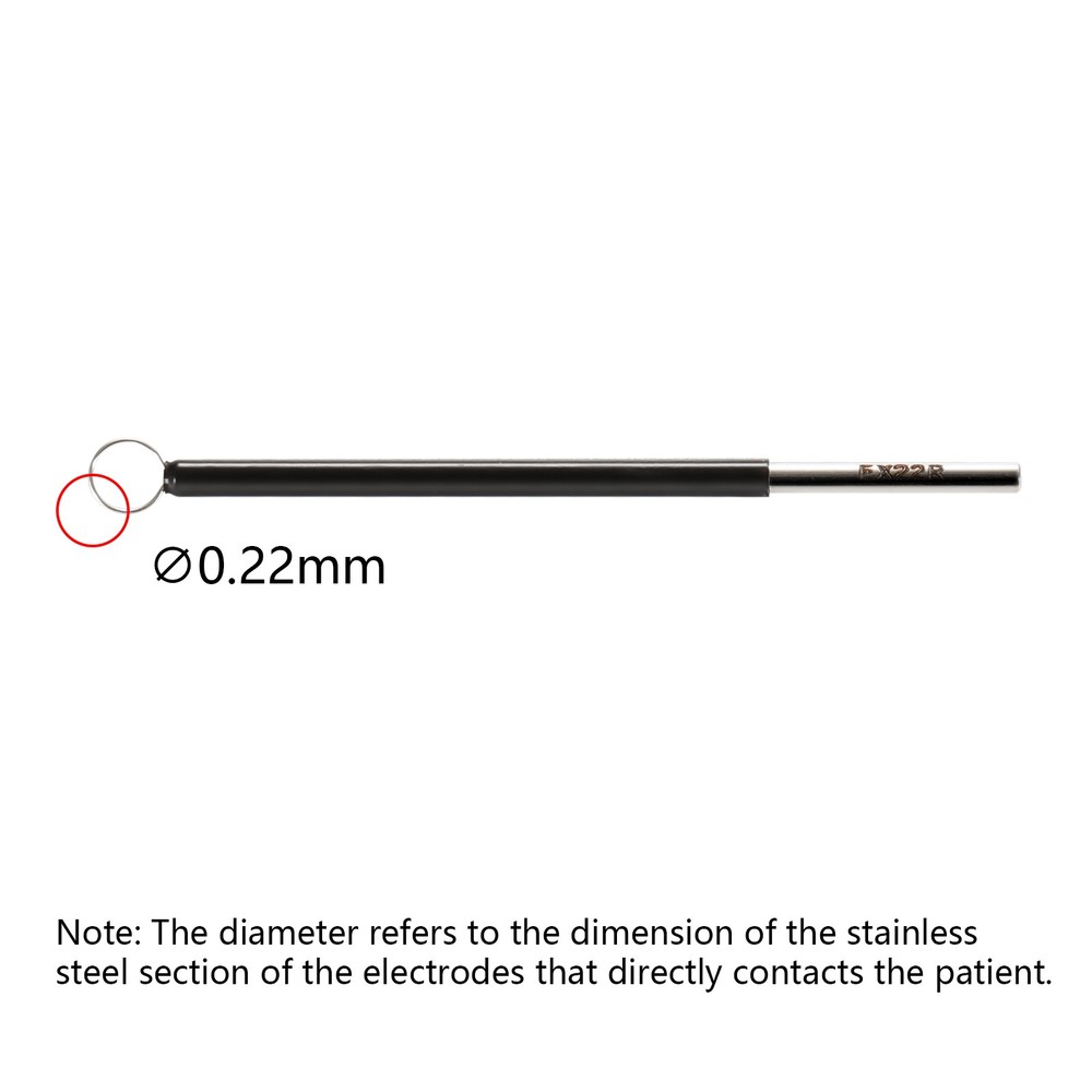 7 Pieces Dental Electrodes Set with Reusable Tips Black
