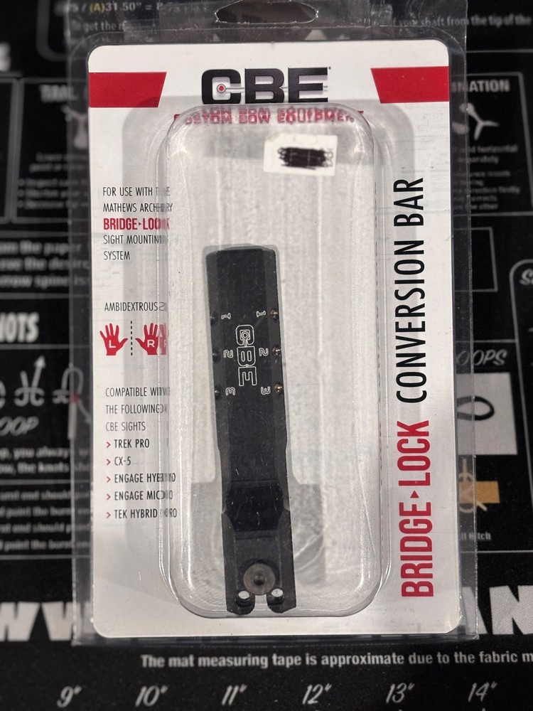 CBE Sights Bridge-Lock Sight Conversion Bar CBE-AC-BLD #13698
