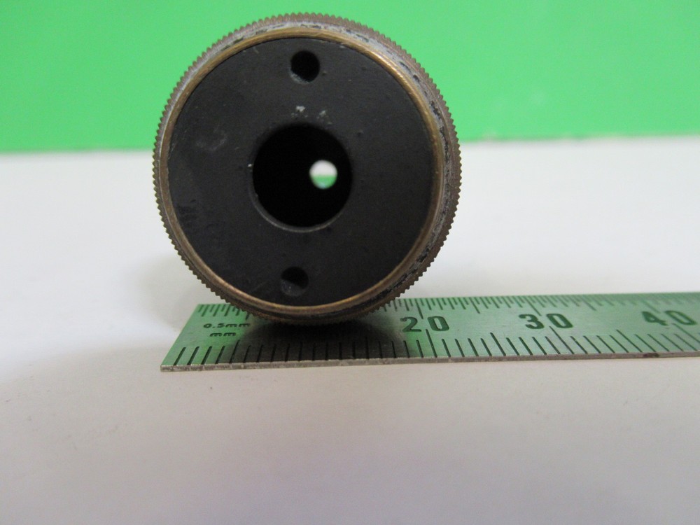 ANTIQUE GERMAN OBJECTIVE BUSCH LENS OPTICS MICROSCOPE PART AS PICTURED T8-B-43