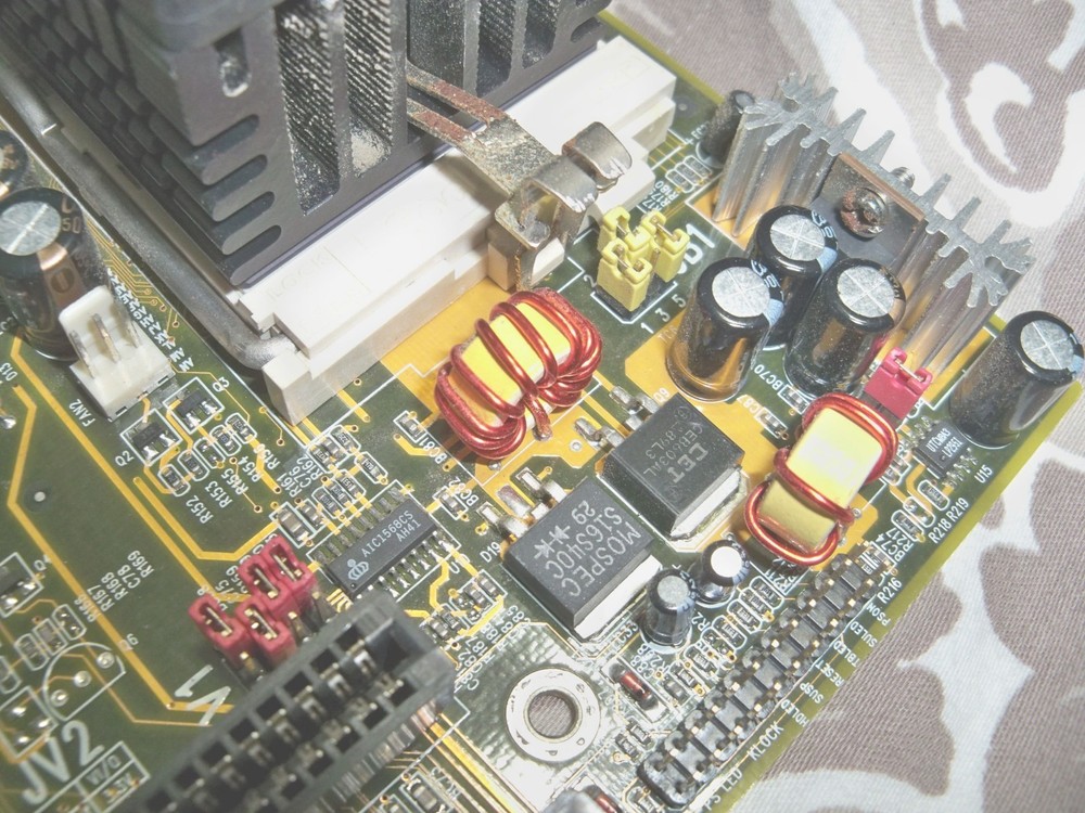 SuperPower SP-A586B Rev A Socket 7 Motherboard + GPU + CPU + RAM + Cables TESTED