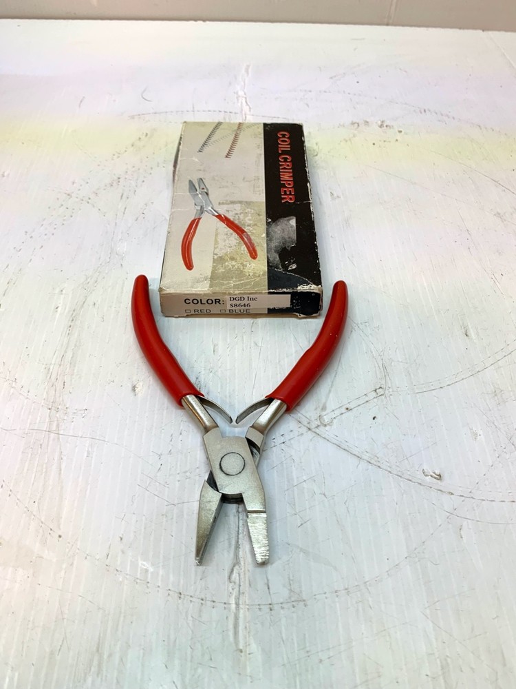Coil Crimper For Plastic Spiral Binding Coils NEW S8646