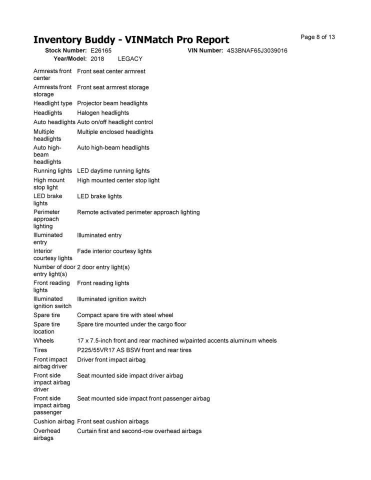 Camera/Projector Camera Windshield Mounted Upper Fits 18 LEGACY 12813598