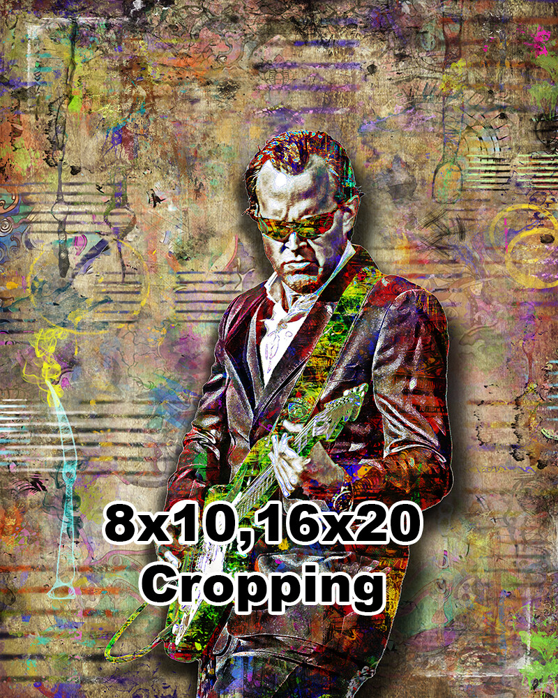 Joe Bonamassa 8x10in Poster JOE BONAMASSA Blues Tribute Print Free Shipping US