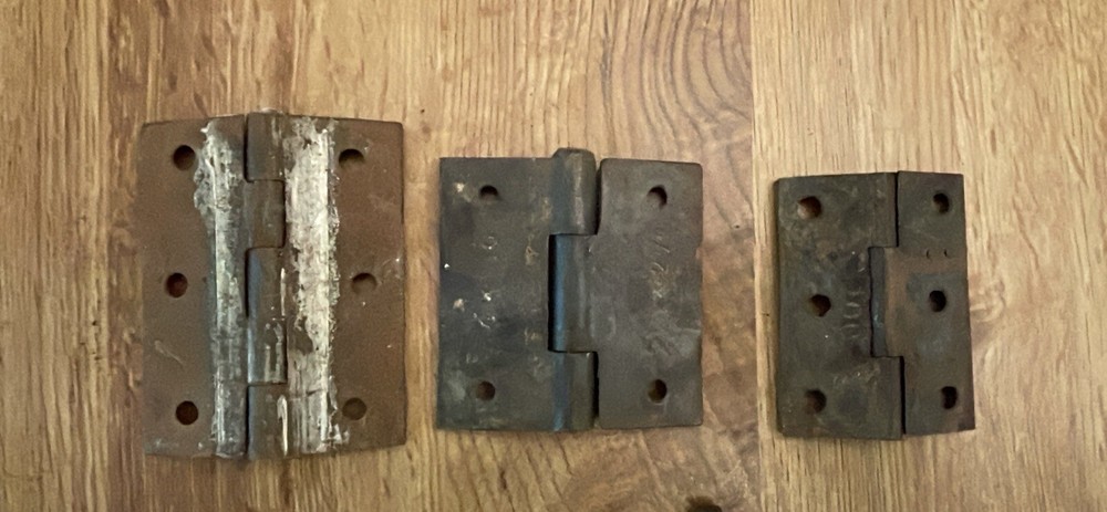 5 Vintage Door Hinges