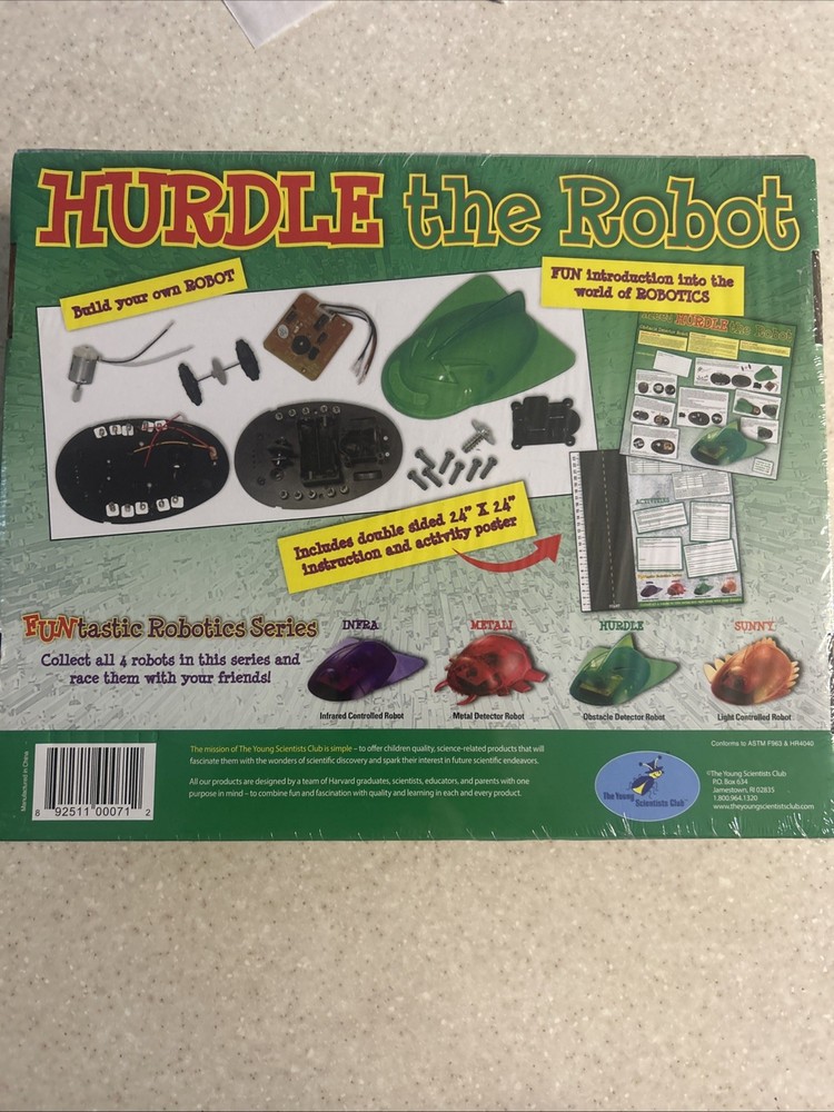 Hurdle the Robot Robotics construction kit for Kids