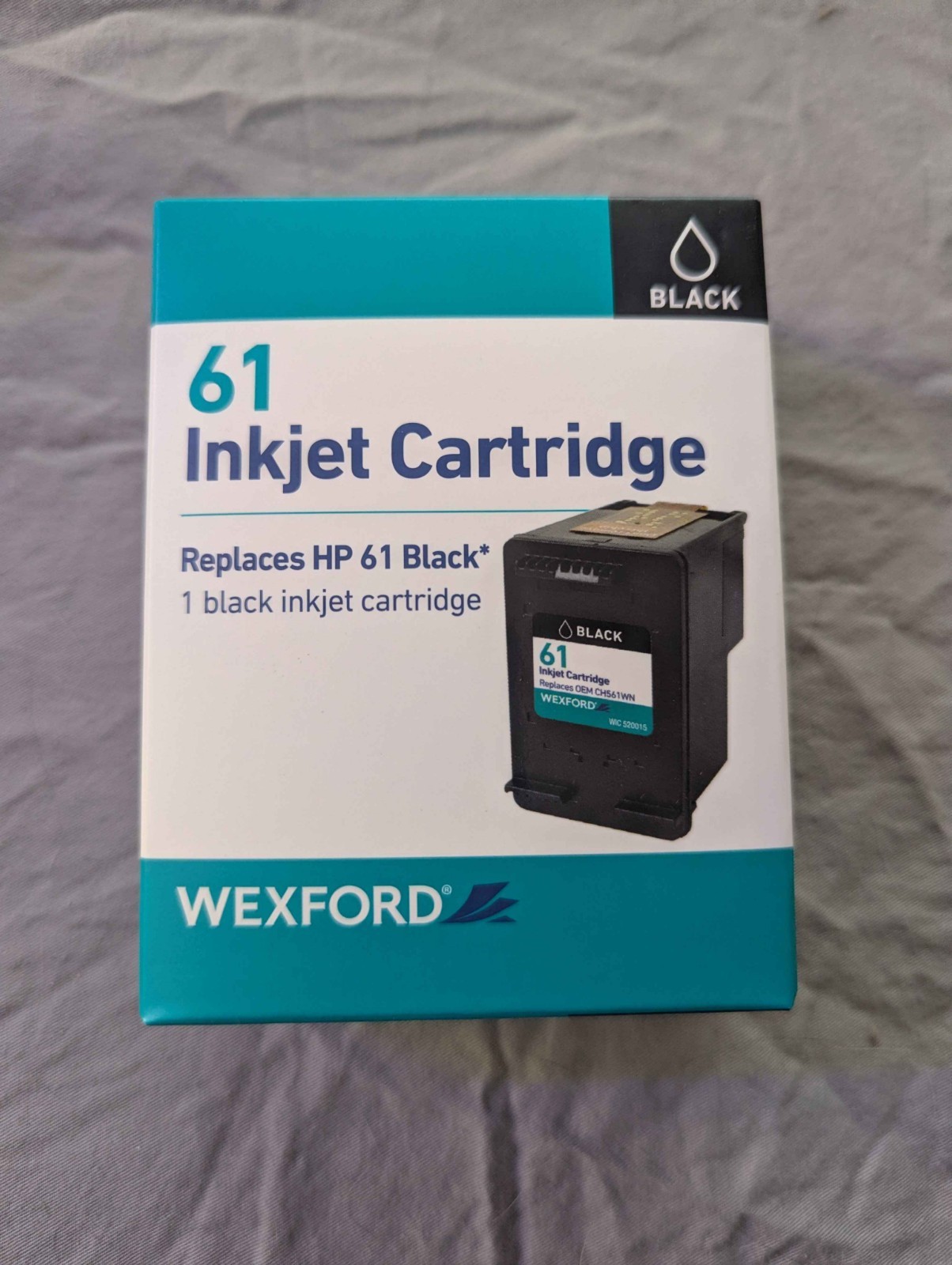 Wexford 61 Black Ink Cartridge Replacement for HP 61 CH561WN 04/23