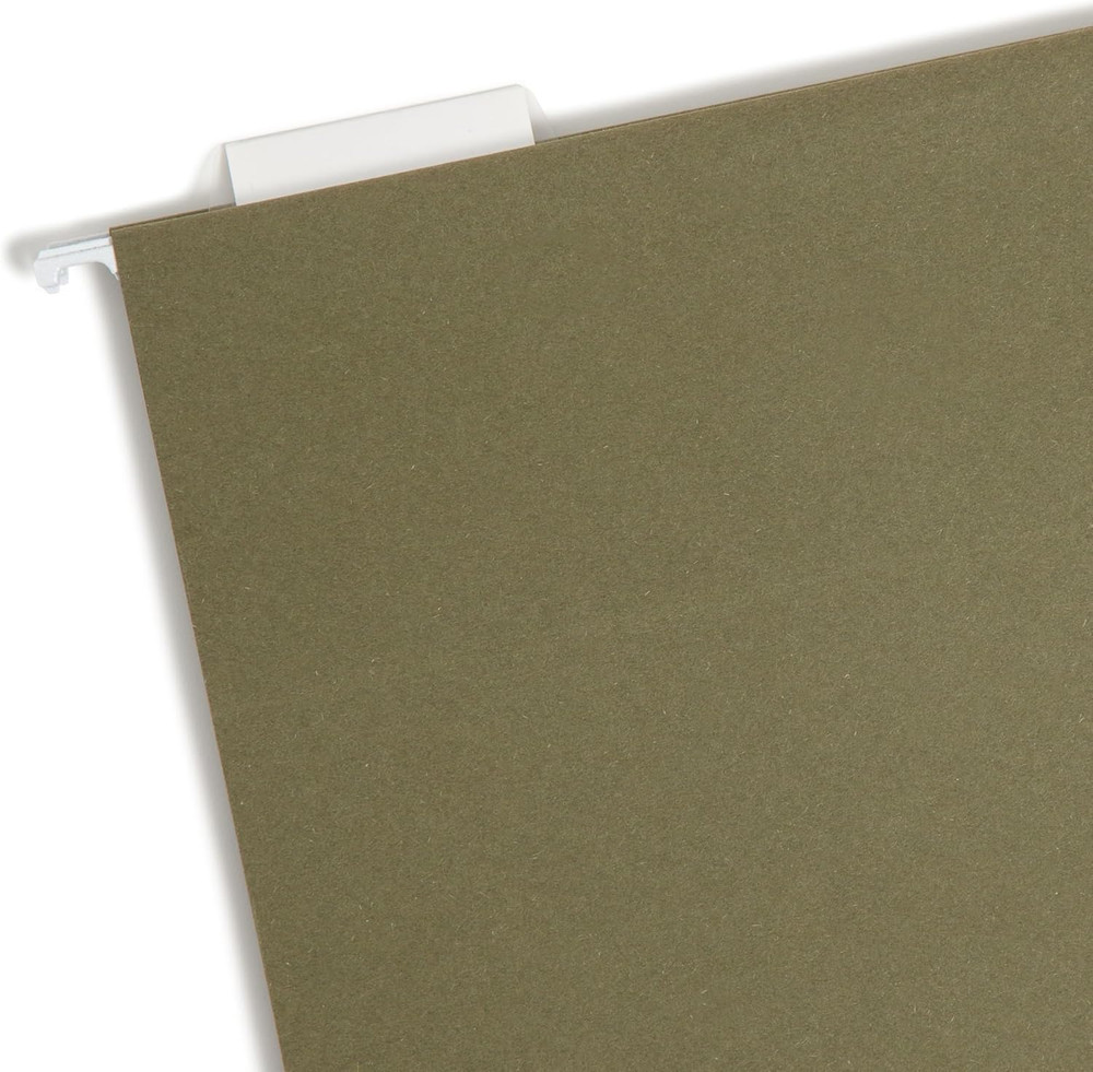Hanging File Folder, Value Filing Products Bulk Pack, 1/5-Cut Adjustable Tab, Le