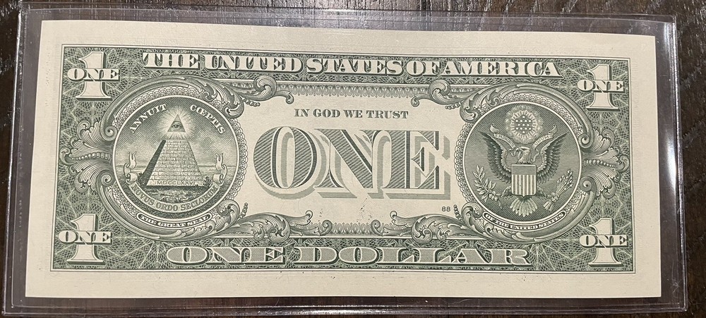 Fancy Serial Number 78107811 Quad Ladder $1 Note