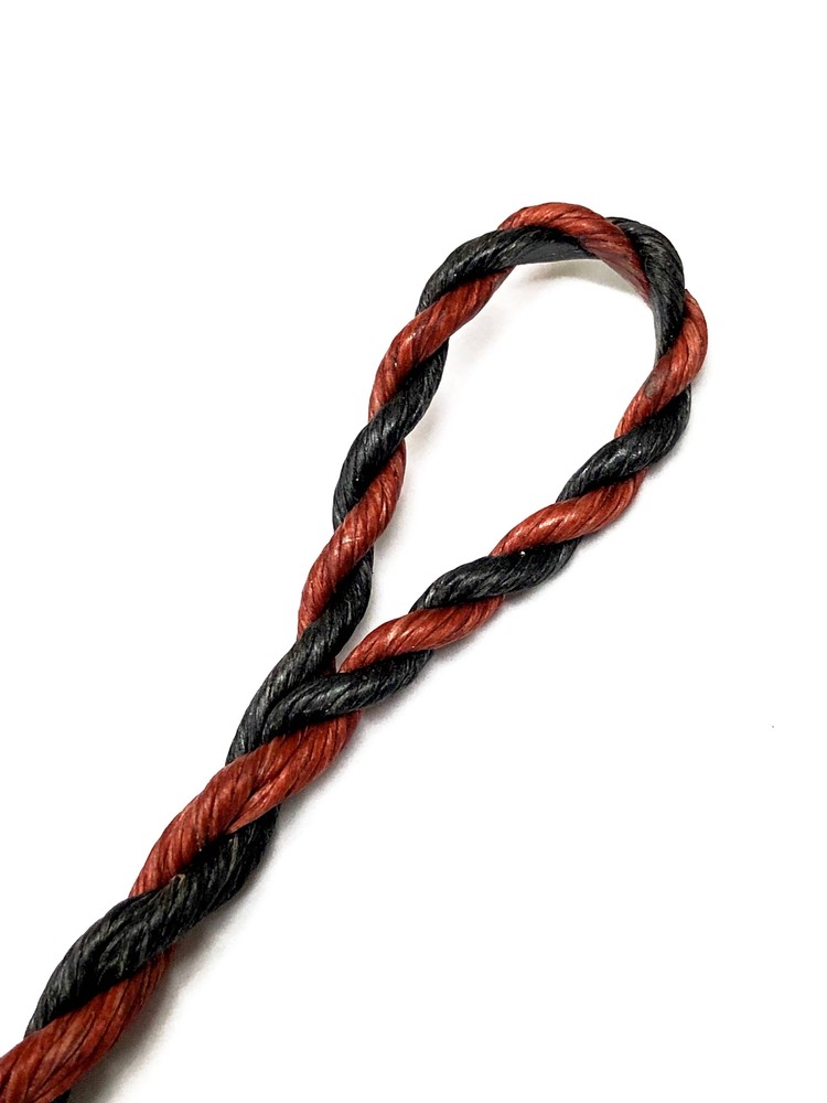 Flemish Longbow Bowstring - D97 - Black & Tan