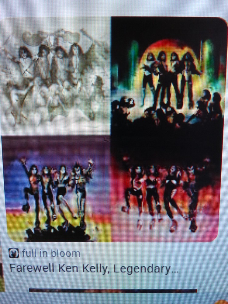 KISS KEN KELLY GENE SIMMONS DESTROYER ORIGINAL PENCIL ART 2015 WITH PAPERWORK