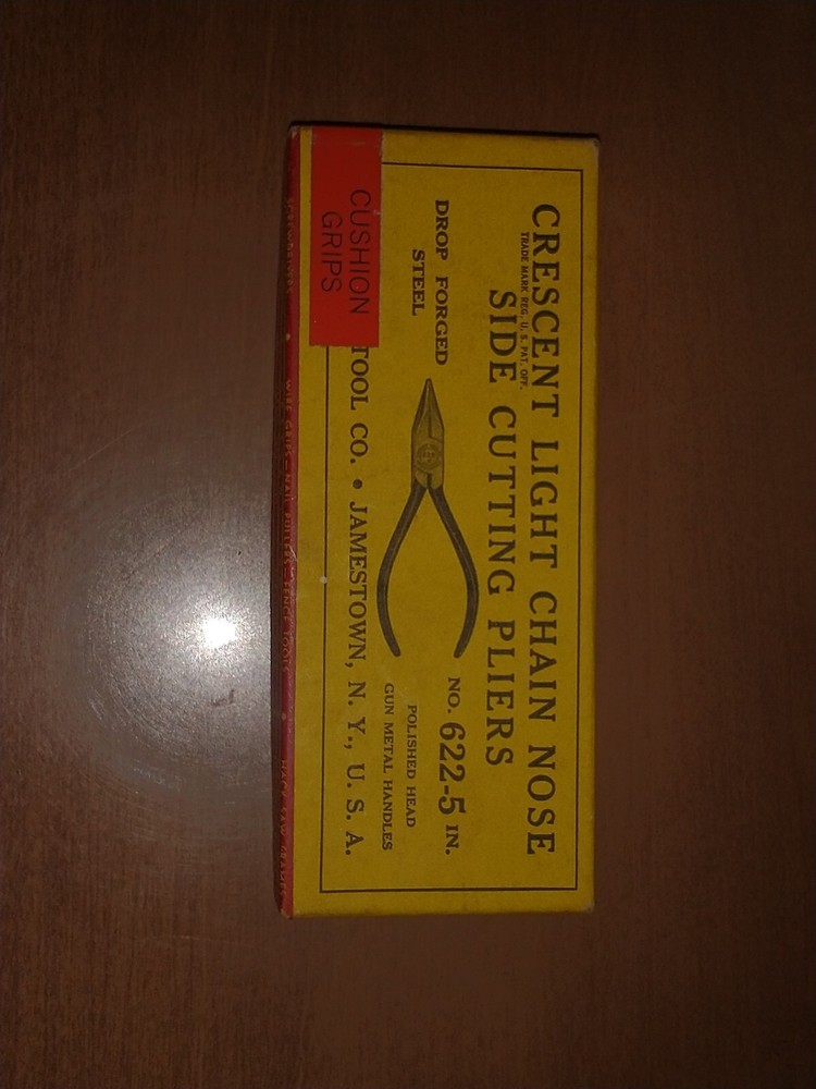 Crescent Tool Co. Light Chain Nose Pliers Box Only