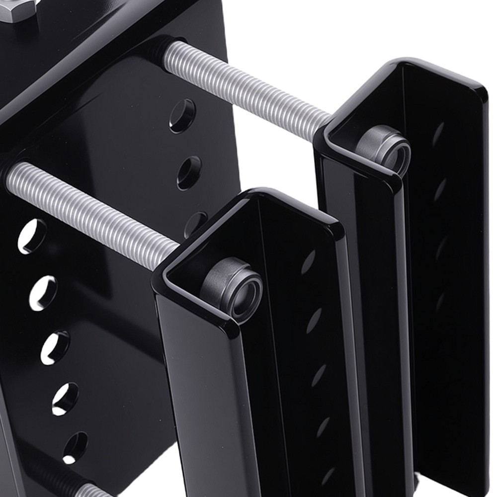 Side Mount Trailer Jack Bracket Kit Steel 3-Bolt Pattern A-Frame Design