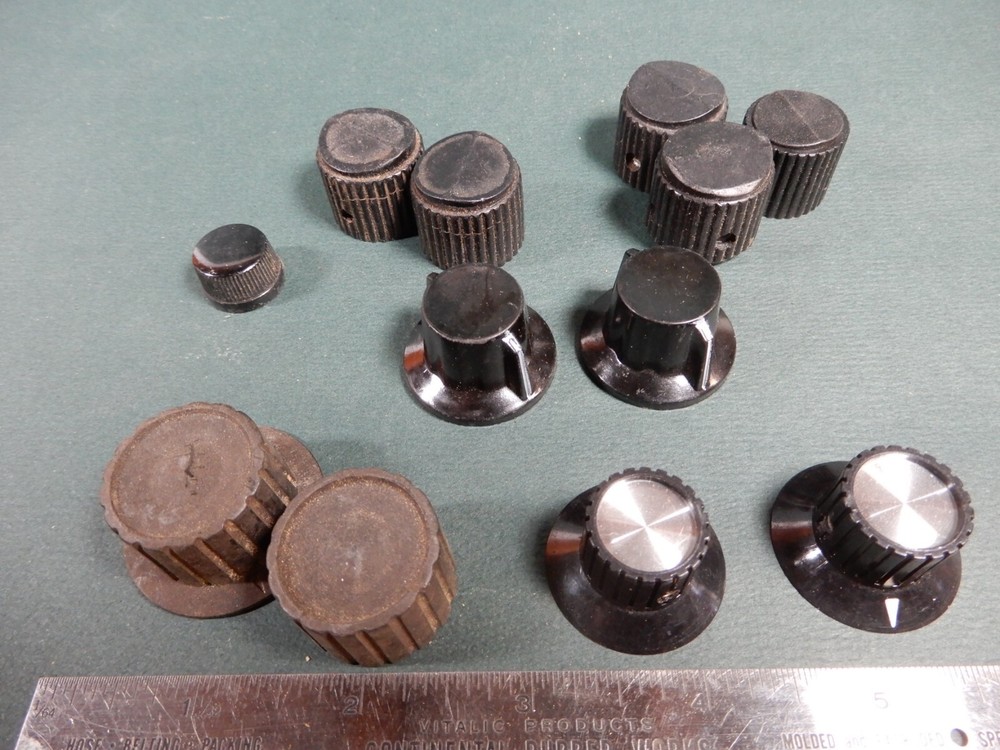 Raytheon and Other Equipment Knobs Shown