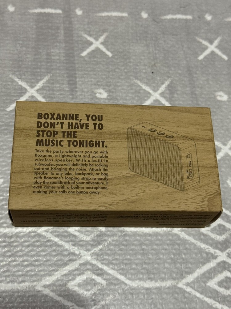 Origaudio Boxanne Wireless Bluetooth Portable Speaker - NEW