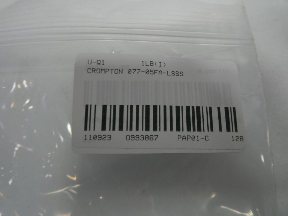 Crompton 077-05FA-LSSS Ammeter 0-1000a Amp