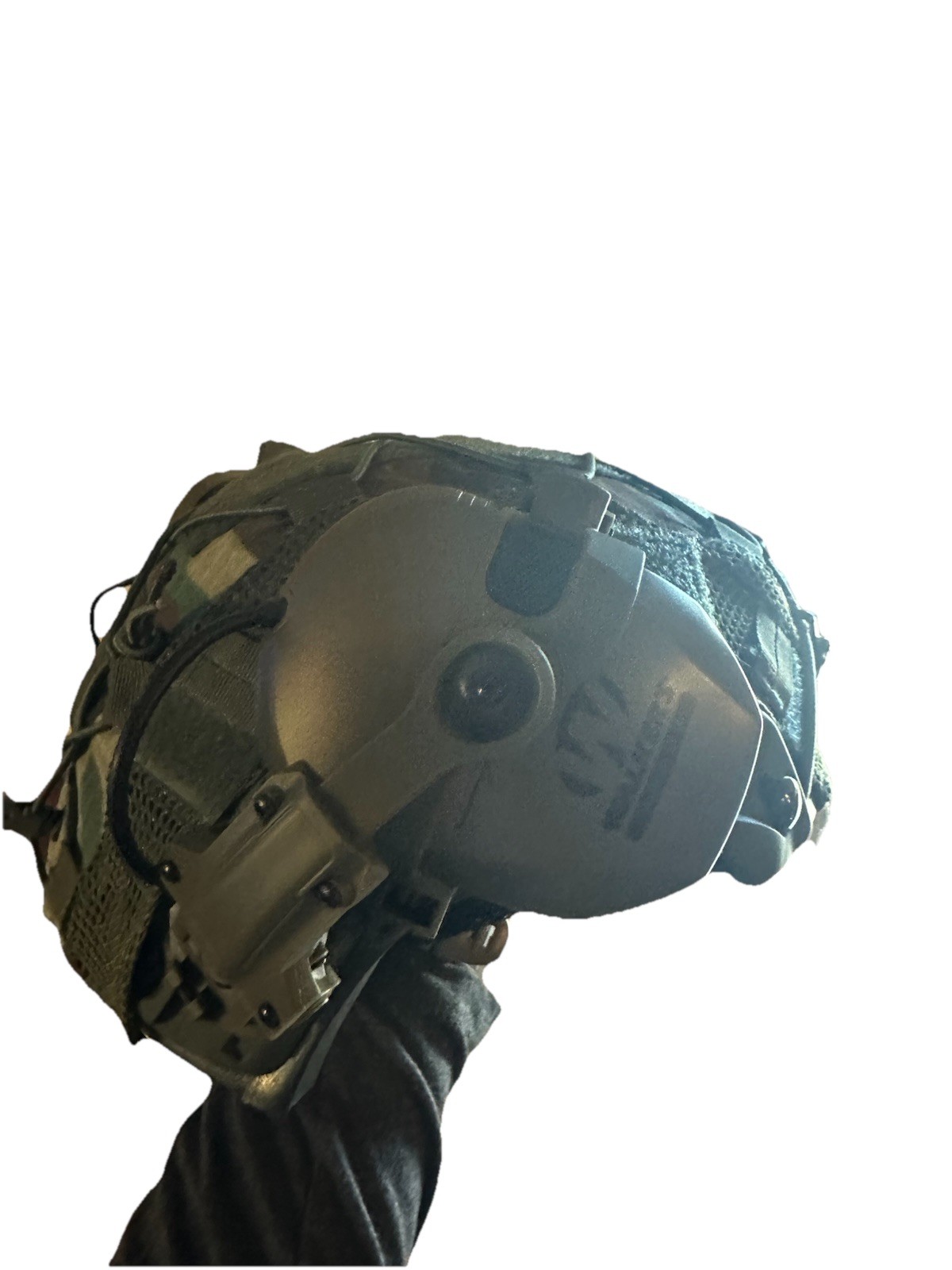 Protech Delta 4 Ach NIJ 3A Helmet L/XL High Cut Conversion With Walker Razors