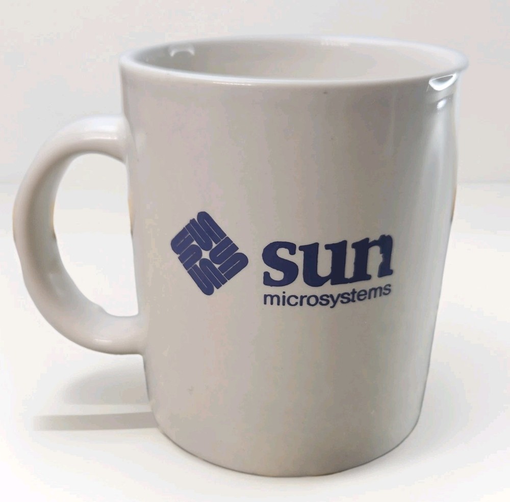 Sun Microsystems Coffee Mug Educational Services IT Computer Support Defunct
