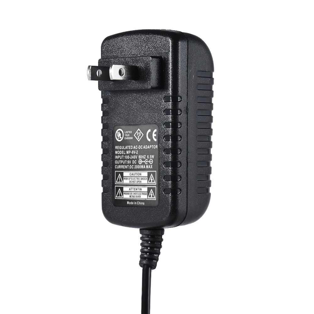 9V 2A Power Supply Adapter For Guitar Bass Effect US Plug