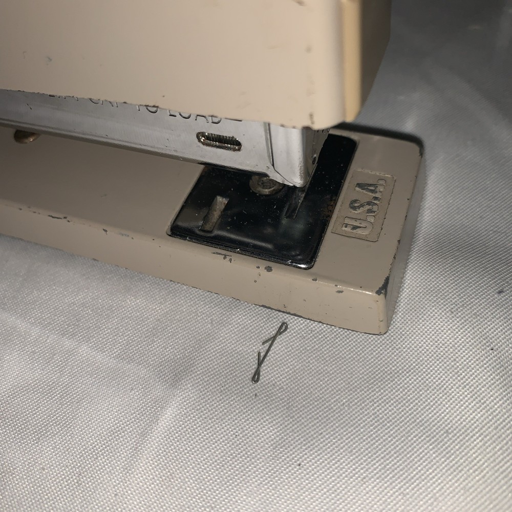 Vintage Swingline 747 Tan Stapler 7”