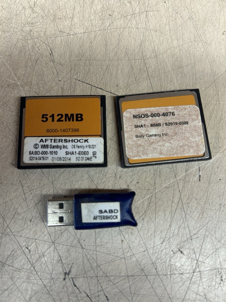 AFTERSHOCK   SOFTWARE AND  STRIPS WMS BB3 SABD