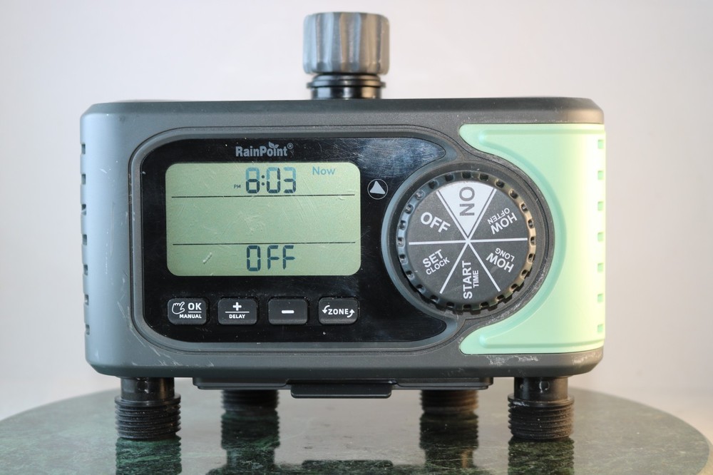 RainPoint ITV405 Smart WiFi Water Timer 4-Zone Capable Garden Hose Timer TESTED