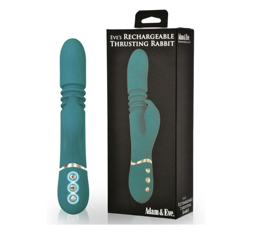 Eve's Rechargeable Thrusting Rabbit - by Adam & Eve