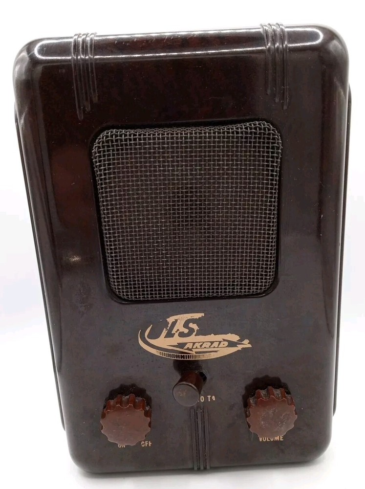 Olson Akrad Magicall E. W. McGrade A-100 speaker systems push to talk untested