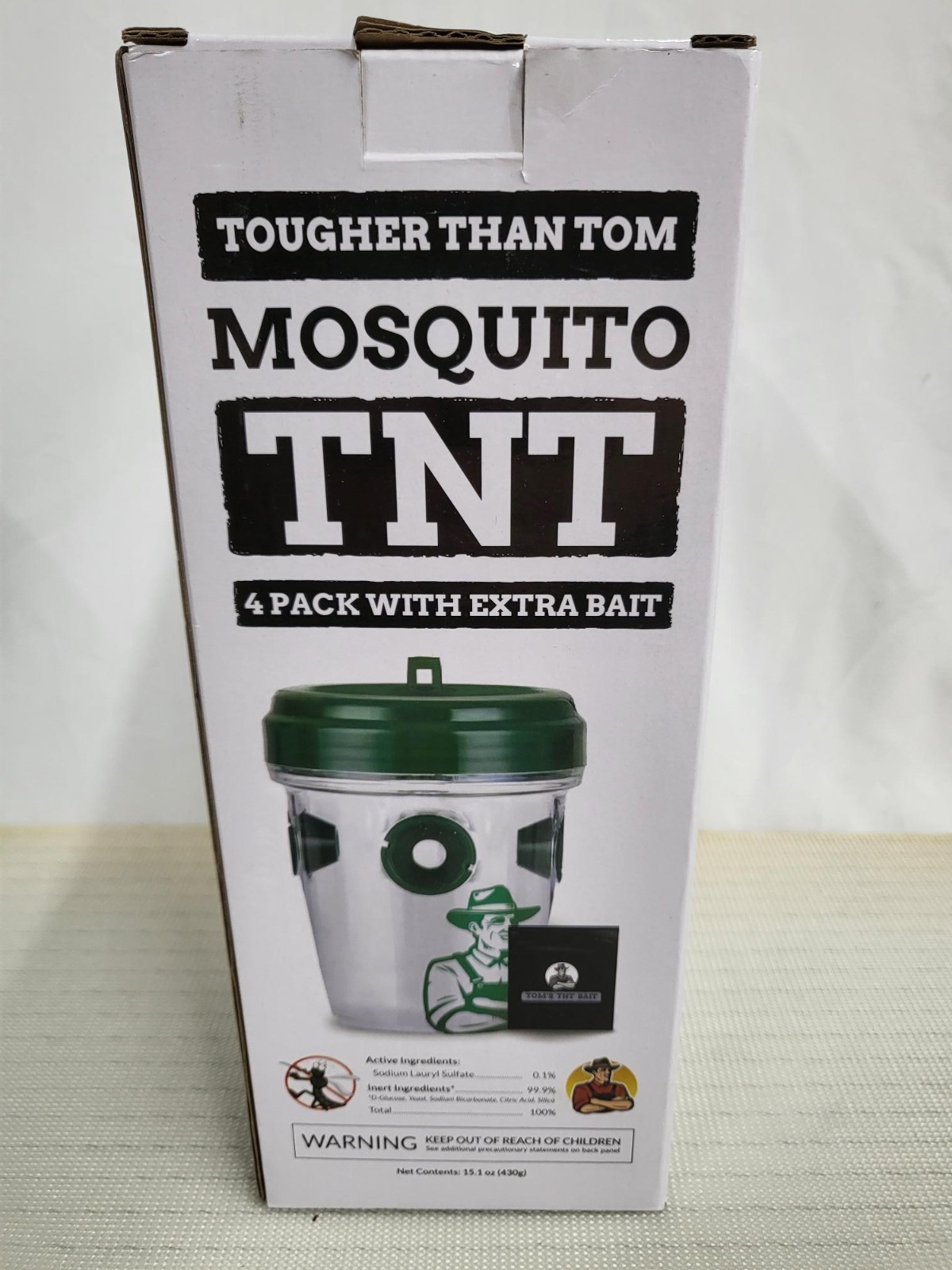 Mosquito TNT 2.0 - 12 Natural Bait Bags for Safe Family & Pet Outdoor Use