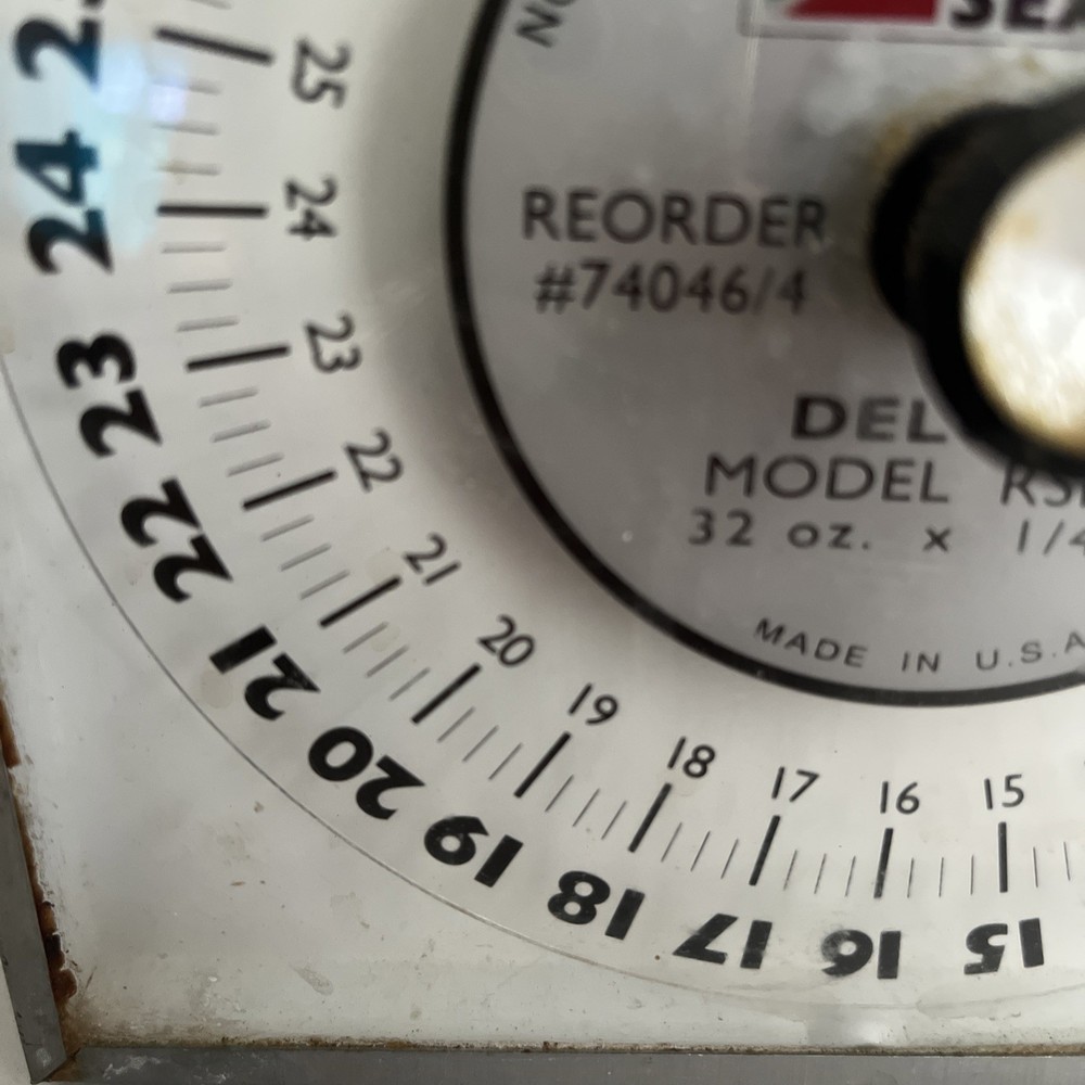 Vintage Edlund Deluxe 32 oz Portion Control Scale Model RSD-2