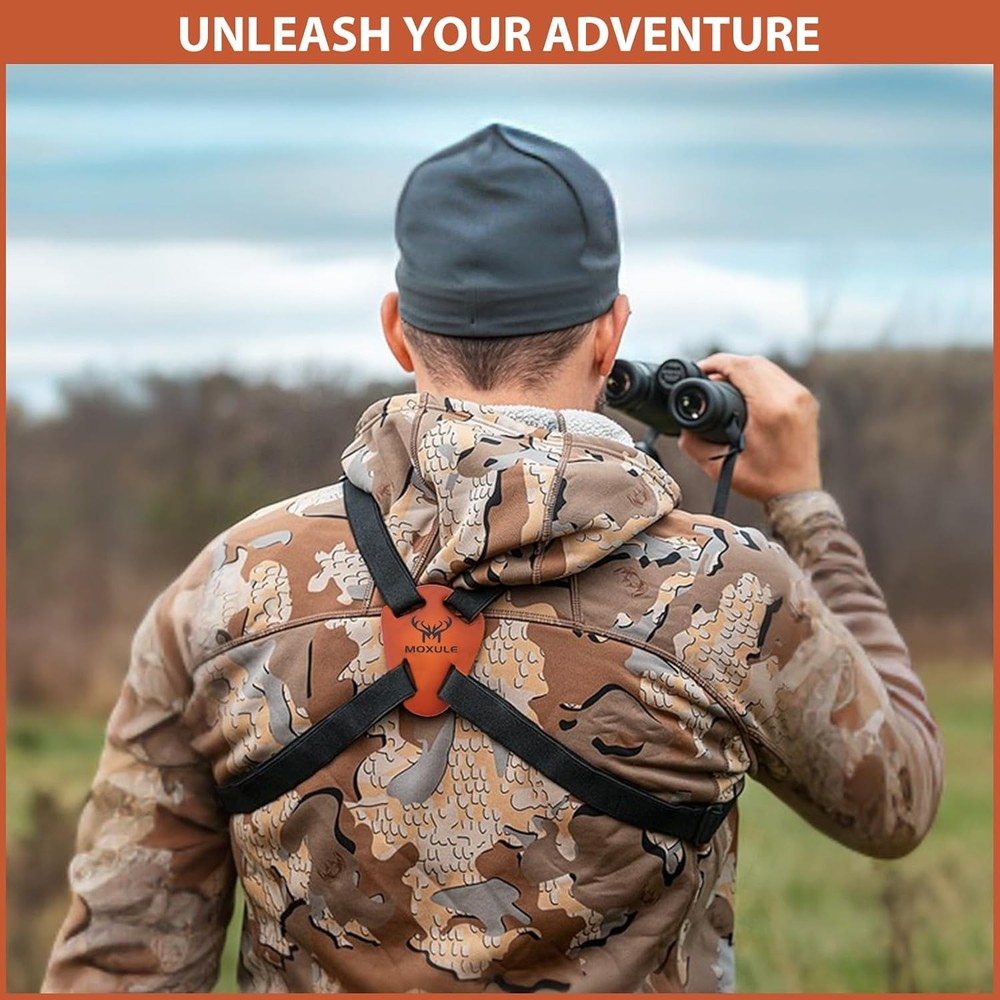 Binocular Harness Strap X-shaped - Adjustable Bino Chest Straps for All Binoc...