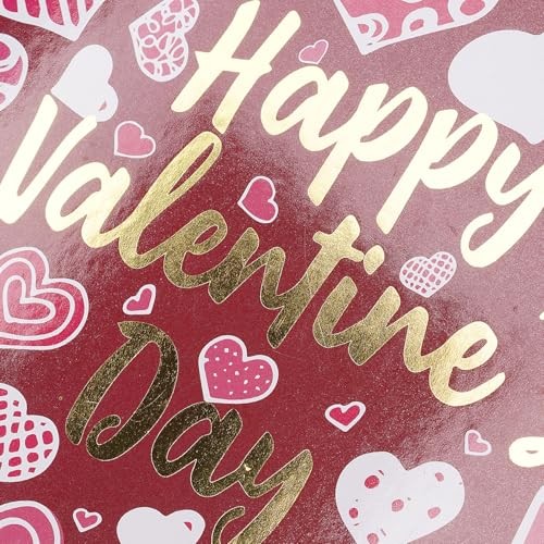 6PCS Valentine's Day Nesting Gift Boxes with Lid, Square Gift Boxes 6PCS Red