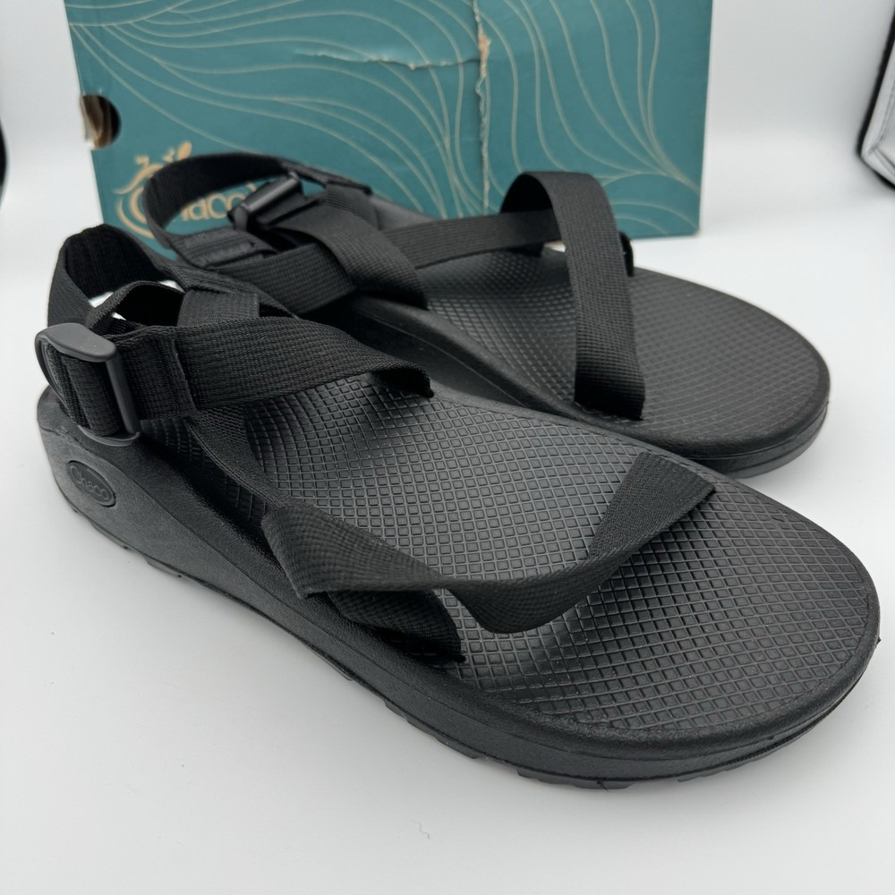 Chaco Men's Zcloud Sandal, Solid Black, 11