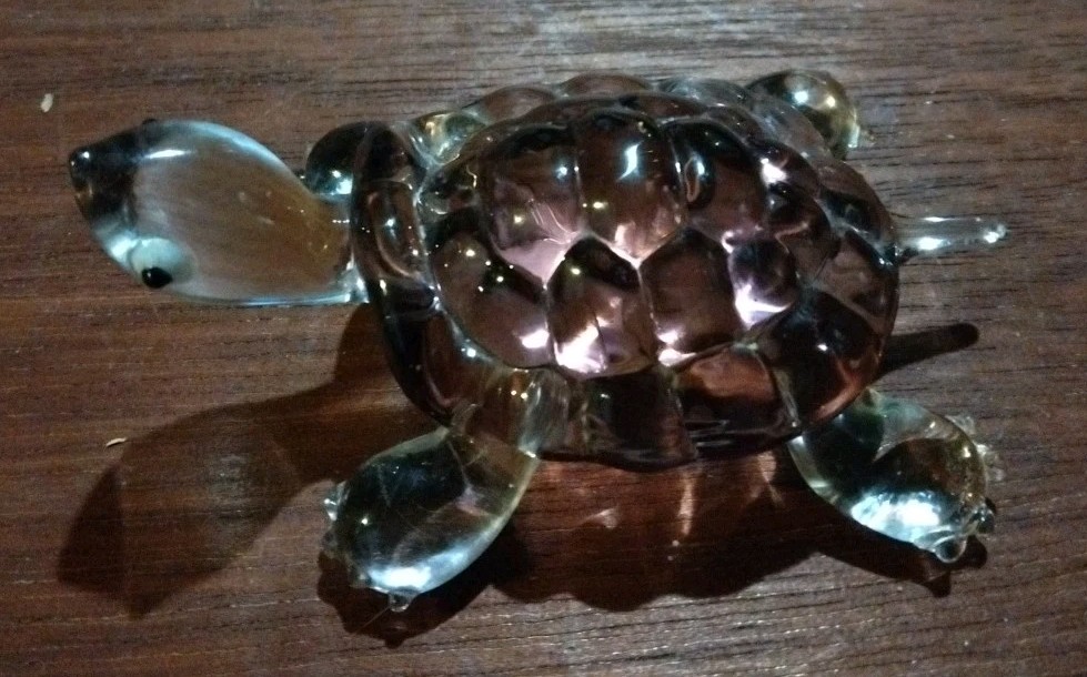 Turtle Figurine, Crystal, Lenox