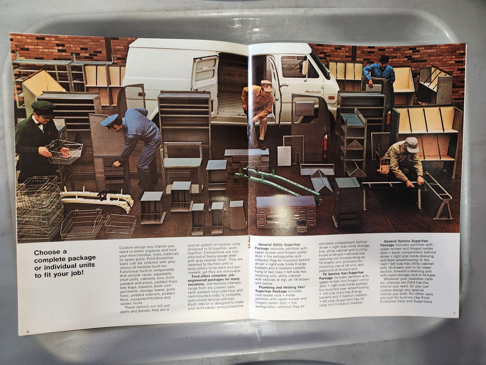 1970 Ford Econoline Vans Sales Brochure - E-100/200/300