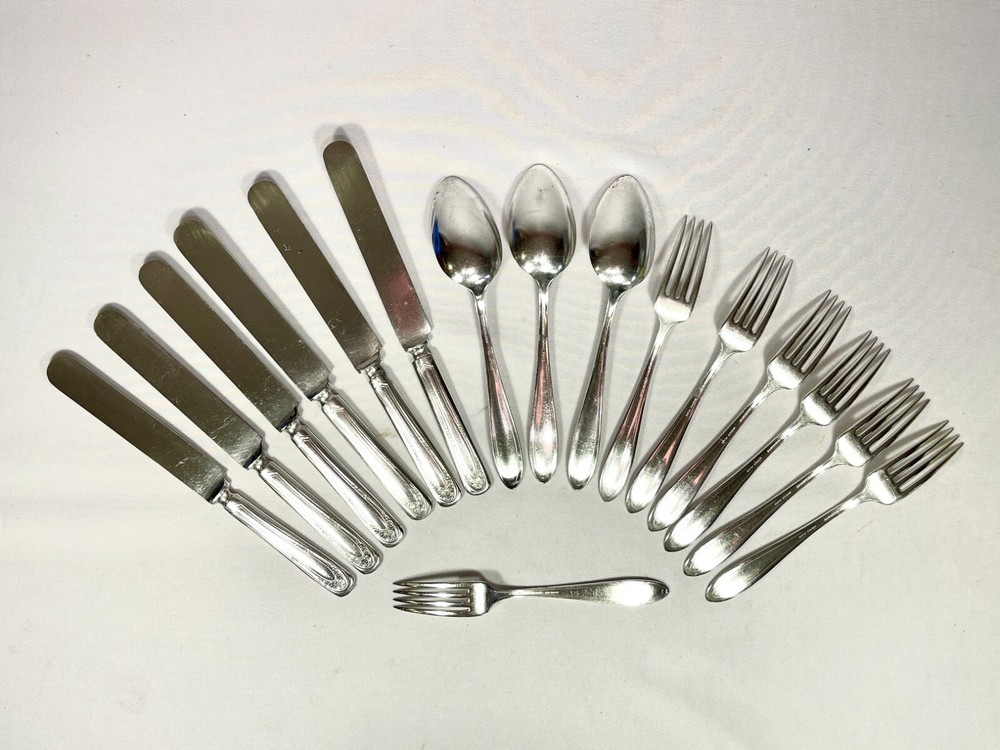 Vintage, Oneida Community 1916, Silver Plate Flatware Set, Modjeska Pattern