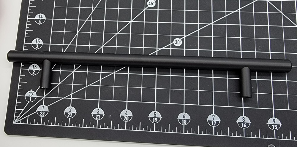 Build Essentials 7 In CTC Bar Cabinet Pull | Matte Black | BECH-7BP-MB