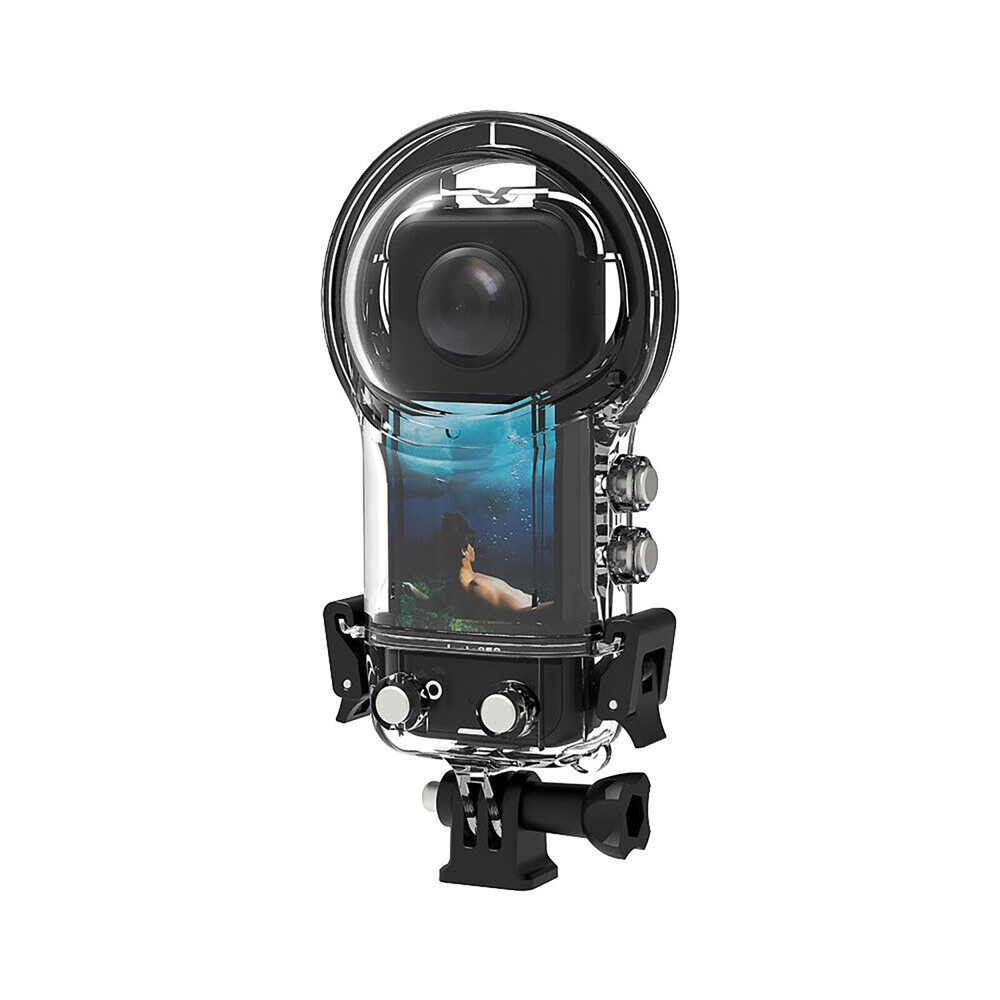 For Insta360 X3 Panoramic Action Camera Waterproof Diving Case Protective Cover