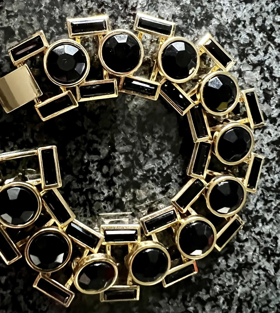 Mid Century Statement Bracelet 8” Long