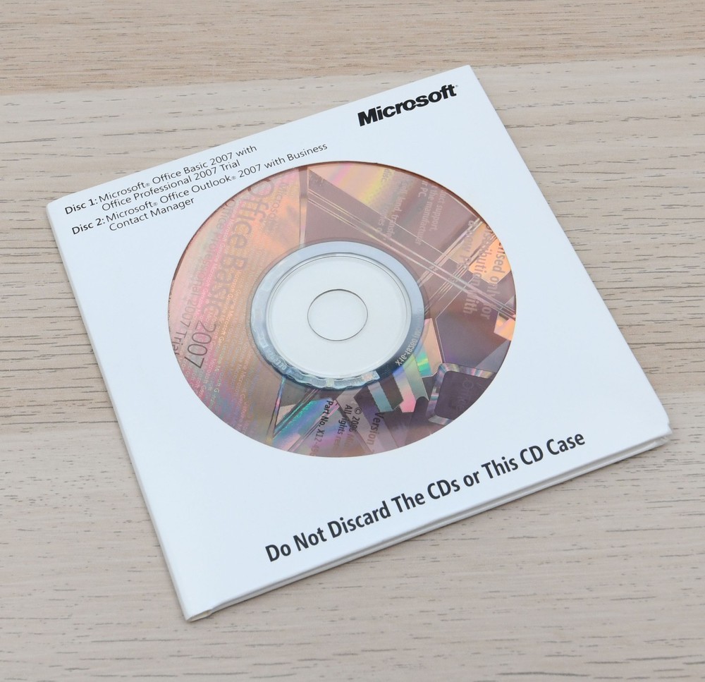 Microsoft Office 2007 Basic Edition BE Full English Version MS