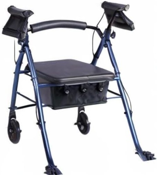 Versatile Black Rollator Walker Underseat Pouch - Easy Attachment & Organization