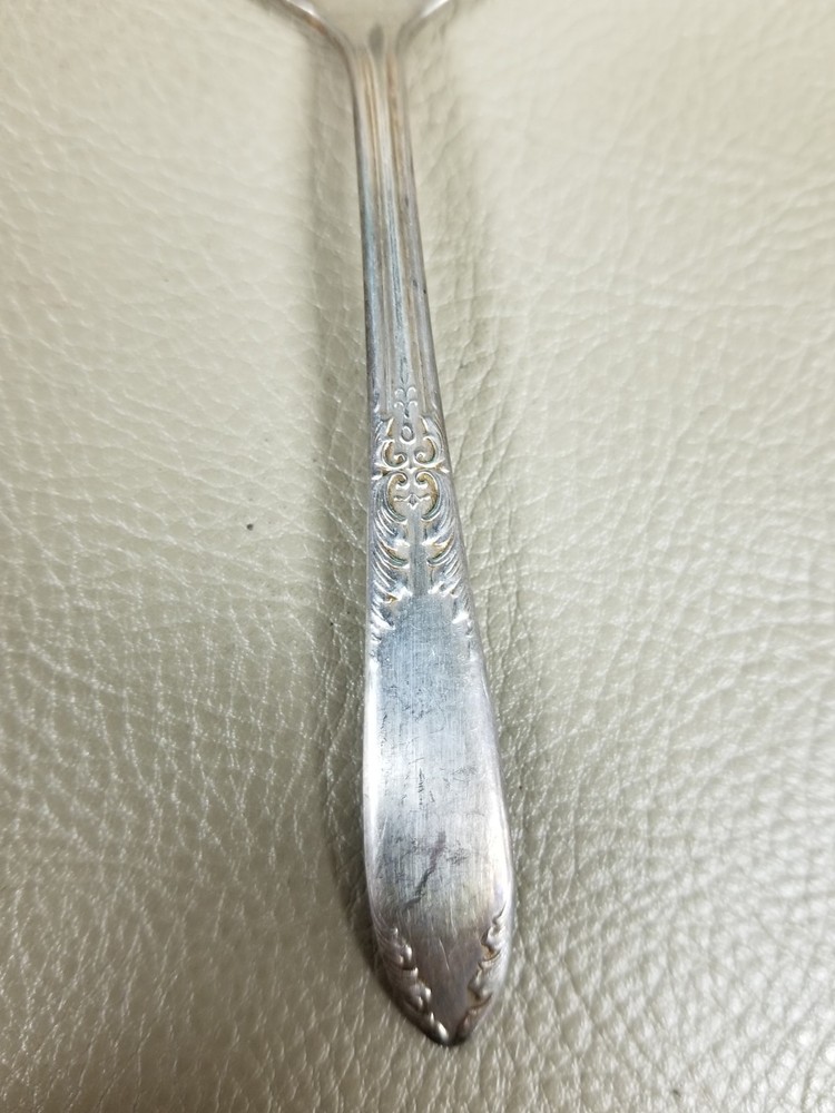 VTG Set 5 King Edward Silver Plate Teaspoons 4.5" "National" Pattern