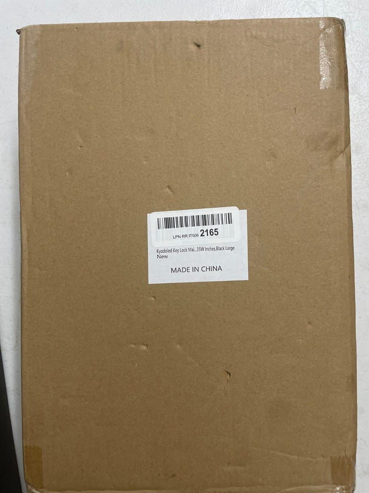 KYODOLED Security Key Lock Mail Box Outdoo large Wall Mount Open box