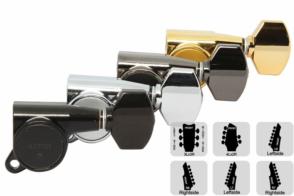 GOTOH SG381-07 Tuning Machine w/ Small Knobs - Pre-Configured Sets