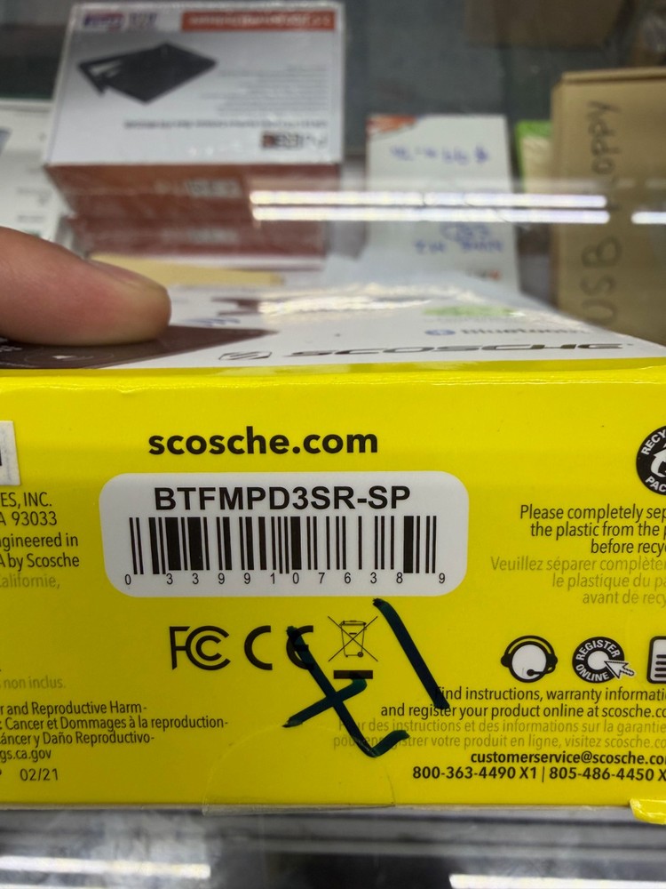 Scosche BTFREQ PRO Wireless Hands-Free Car Kit (BTFMPD3SR-SP)